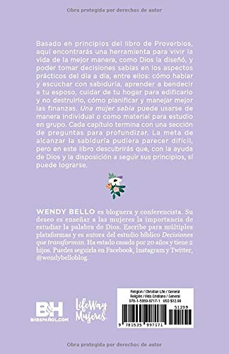 Una Mujer sabia - principios para vivir como Dios lo diseñó