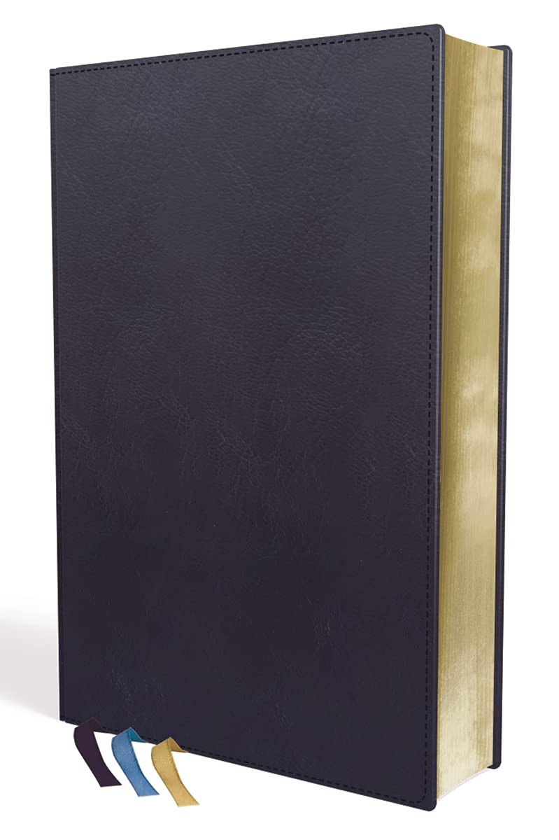 RVR 1960 Biblia Letra Gigante Colección premier: Azul Marino| Interior a dos colores con referencias