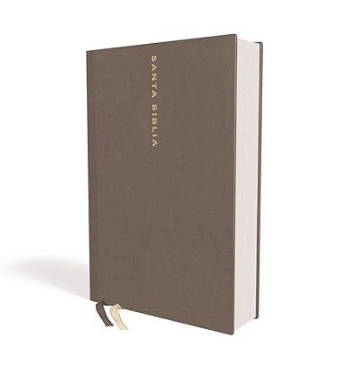 NBLA Santa Biblia: Letra Supergigante| Tapa Dura/Tela Gris| Edición Letra Roja
