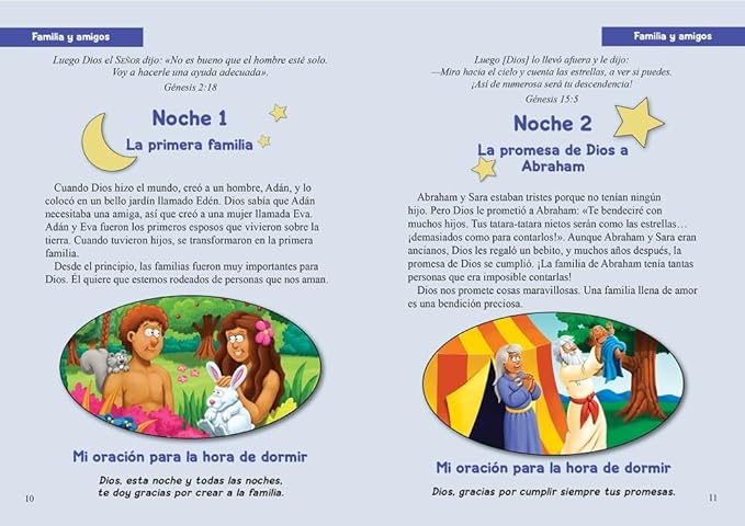La Biblia para principiantes: 100 devocionales para la hora de dormir