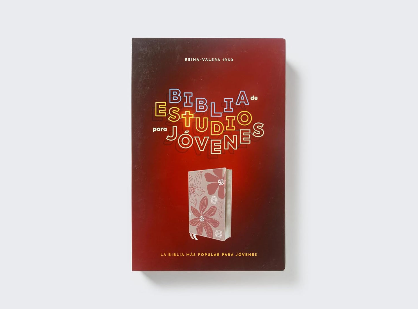 RVR60 Biblia de Estudio para Jóvenes adolescentes: Leathersoft. Oro Rosa. Palabras de Jesús en Rojo. Comfort Print