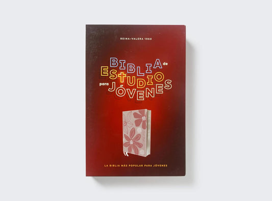 RVR60 Biblia de Estudio para Jóvenes adolescentes: Leathersoft. Oro Rosa. Palabras de Jesús en Rojo. Comfort Print