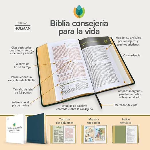 RVR 1960 Biblia consejería para la vida: Sabiduría práctica para toda la vida -tapa dura
