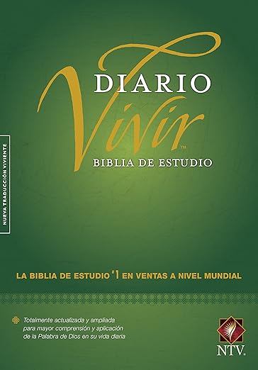 Biblia de estudio del diario vivir NTV (Tapa dura, Verde, Letra Roja)