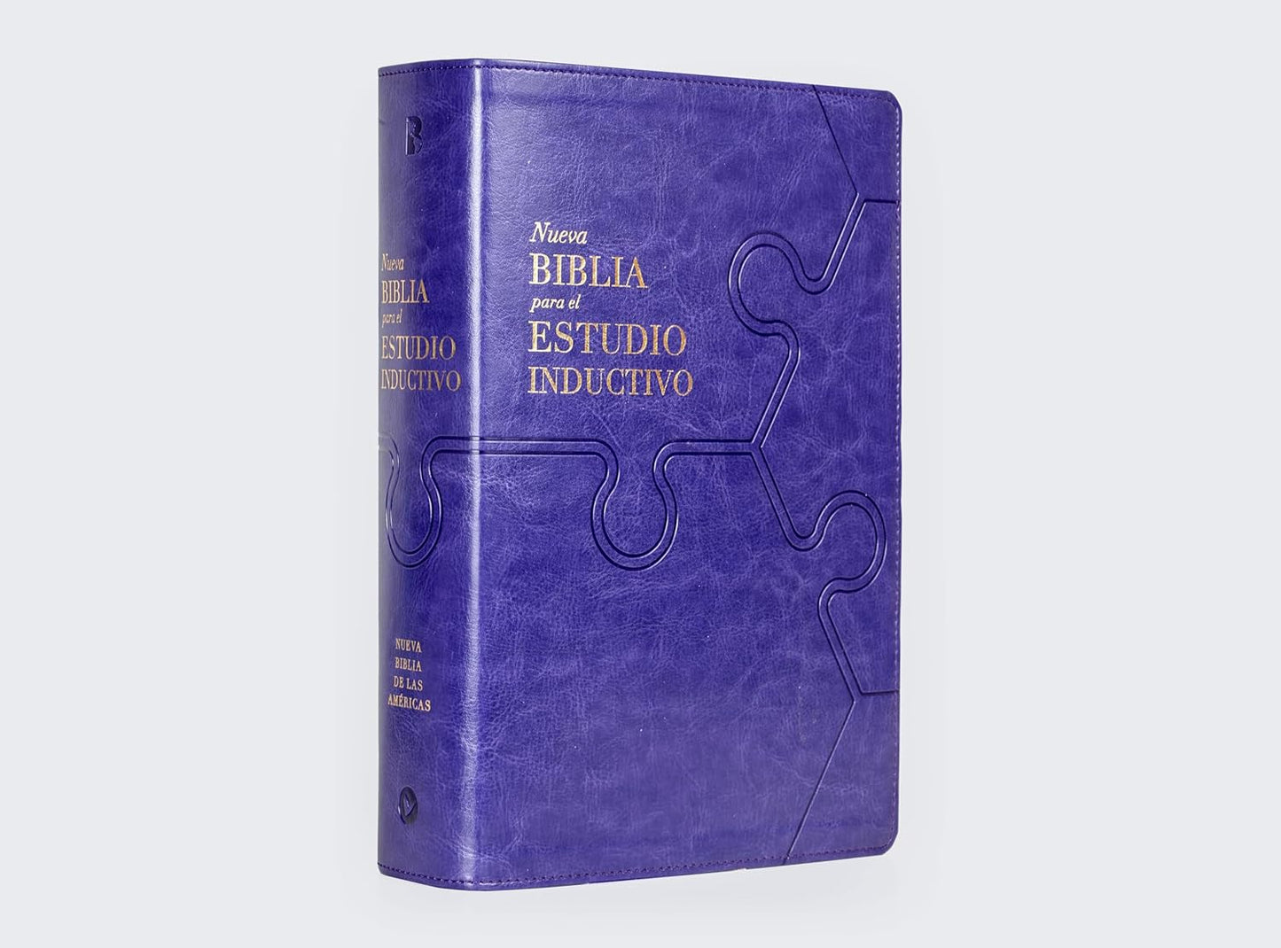 NBLA Nueva Biblia para el estudio inductivo: Morado| Interior a dos colores| Leathersoft| Comfort Print
