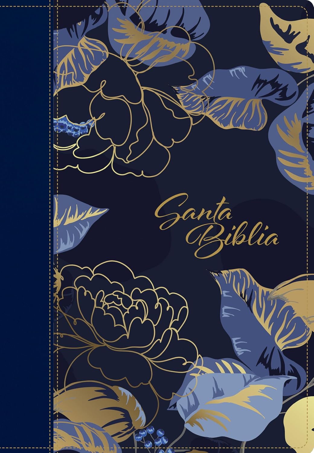 Biblia Manual NTV Letra Grande: con Filament | SentiPiel Azul oscuro
