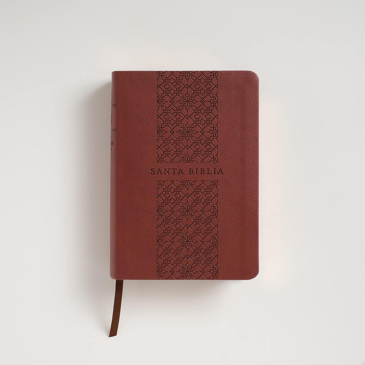 Santa Biblia NTV Edición compacta letra grande:SentiPiel| Café| Letra Roja