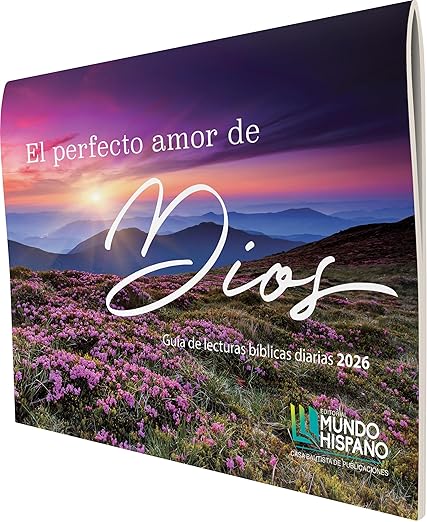 Guía de Lecturas Biblicas Diarias "El Perfecto Amor de Dios": Calendario 2026 (FOTOS)