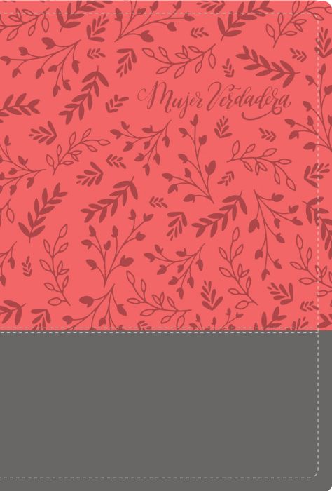 Biblia Devocional Mujer Verdadera RVR60 duotono coral | simil piel