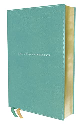 NBLA Biblia Ama a Dios Grandemente: Turquesa| Interior a cuatro colores| Leathersoft| Comfort Print