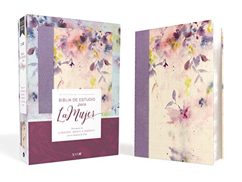 NVI Biblia de Estudio para la Mujer: Leathersoft | Tela Lila