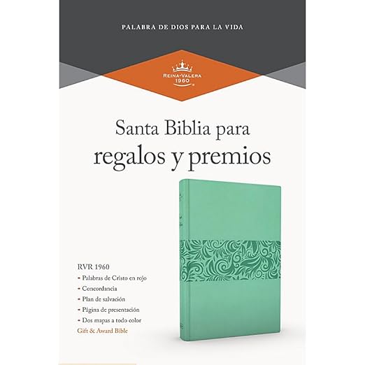 RVR 1960 Santa Biblia para Regalos y Premios| Símil piel| Turquesa