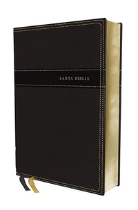 NVI, Santa Biblia/ Texto revisado 2022/ Ultrafina/ Letra Gigante/ Leathersoft/ Negro