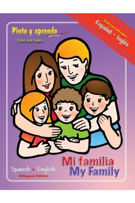 Pinto y Aprendo - Mi Familia (Bilingüe)