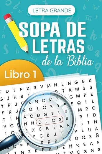 Sopa de Letras de la Biblia: Libro 1  (Letra Grande)