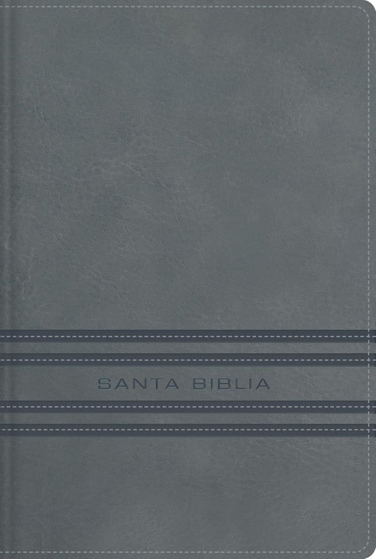 NBLA Santa Biblia Edicion Versificada| Tamaño bolsillo| Leathersoft| Gris