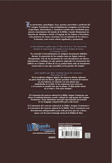 Comentario del Contexto Cultural de la Biblia: Antiguo Testamento