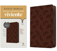 Biblia Ultrafina NTV Letra grande y zíper: Con Filament | SentiPiel | Palmera café
