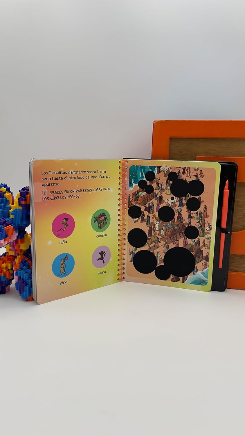 Descubre en la Biblia - Moisés libera a los esclavos (Raspa y Aprende)