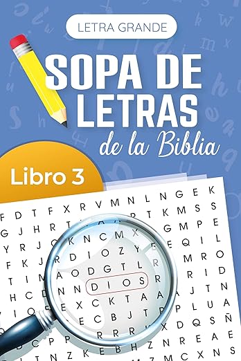 Sopa de Letras de la Biblia: Libro 3  (Letra Grande)