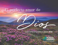 Guía de Lecturas Biblicas Diarias "El Perfecto Amor de Dios": Calendario 2026 (FOTOS)