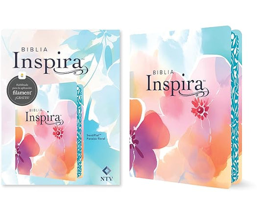 Biblia Inspira NTV con Filament: SentiPiel| Paraíso floral