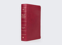 RVR Biblia de Estudio Trasfondo Cultural: Leathersoft Rojo vino | Interior a color | Comfort Print