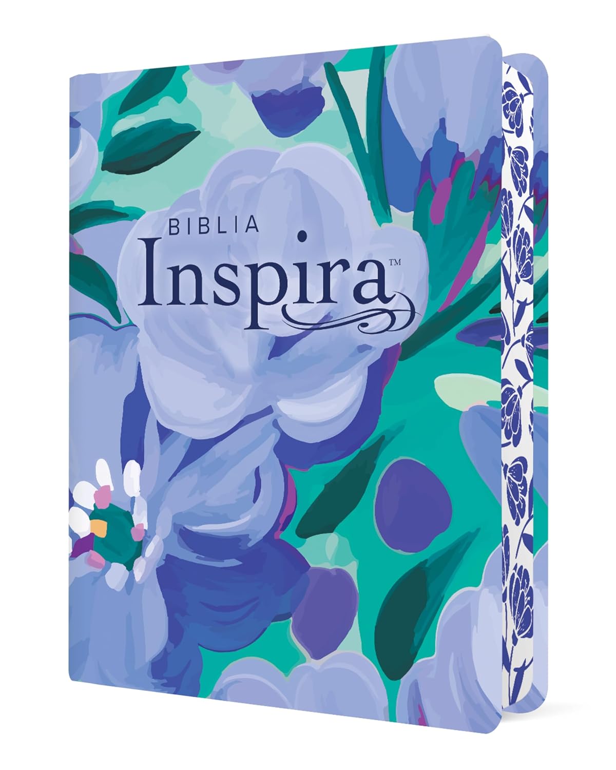Biblia Inspira NTV Letra Grande con Filament: SentiPiel| Ramo azul