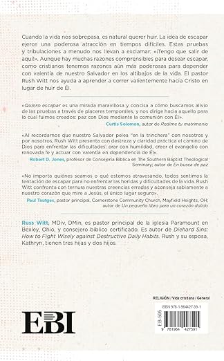 Quiero Escapar: Esperanza para tiempos abrumadores