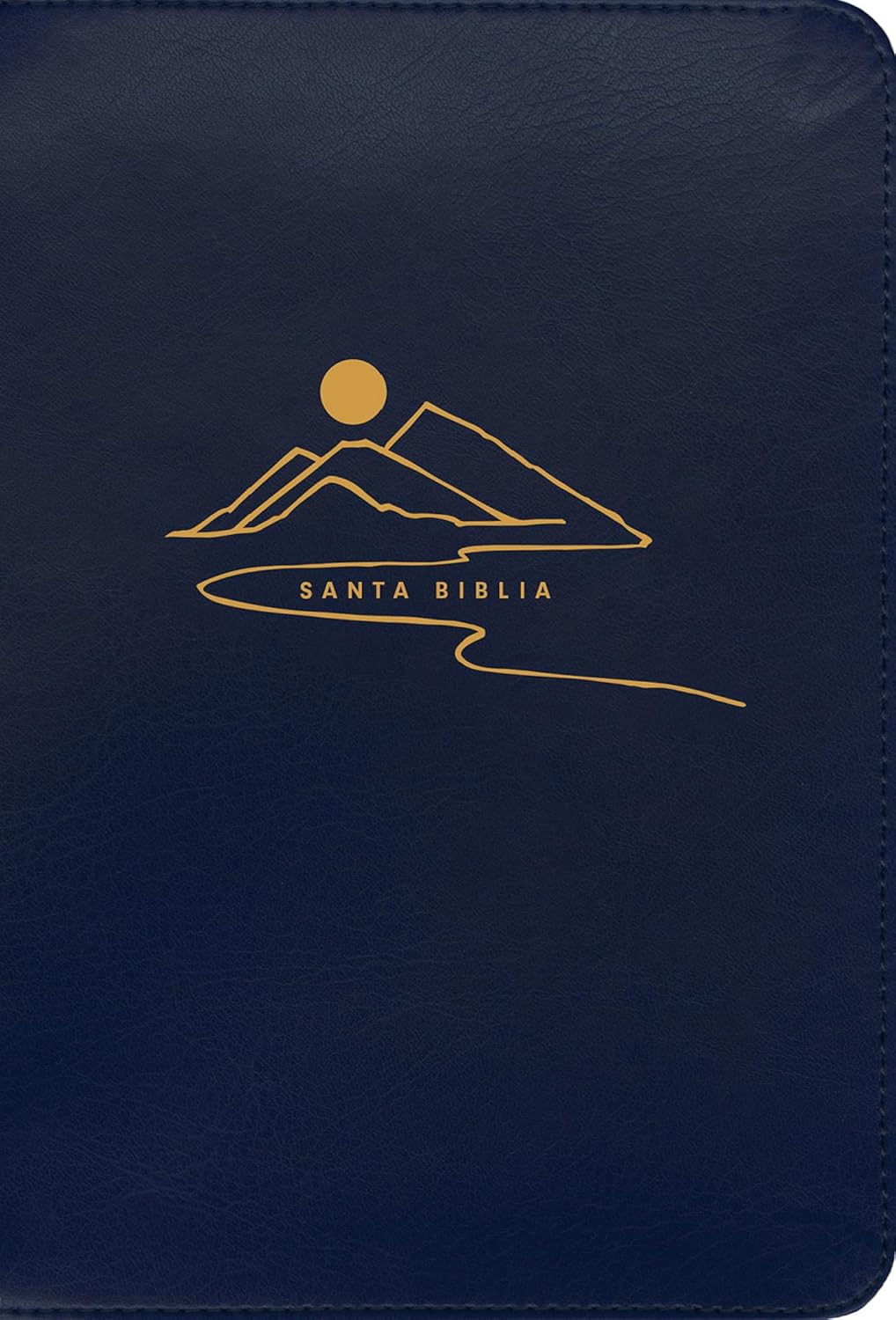 Biblia compacta NTV Letra Gigante de zíper con Filament: SentiPiel Azul| Letra Roja
