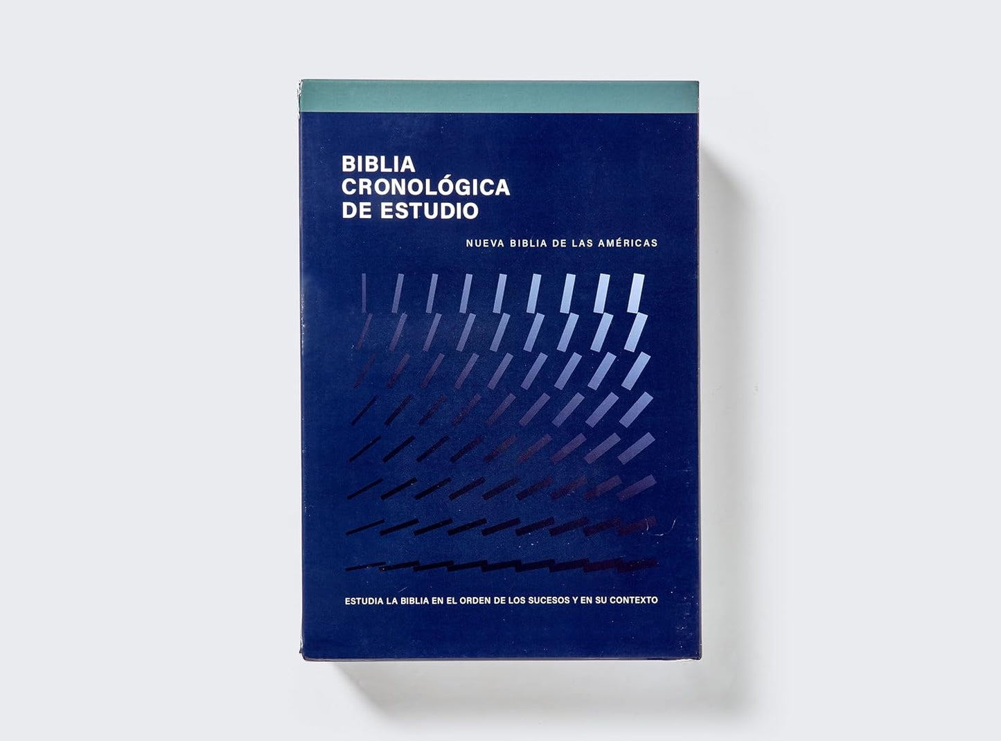 NBLA Biblia Cronológica de Estudio| Interior a cuatro colores| Leathersoft| Marron dos tonos