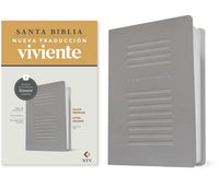 Biblia Valor Premium NTV Letra grande: Con Filament | SentiPiel Gris