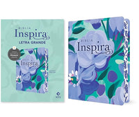 Biblia Inspira NTV Letra Grande con Filament: SentiPiel| Ramo azul
