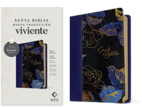 Biblia Manual NTV Letra Grande: con Filament | SentiPiel Azul oscuro