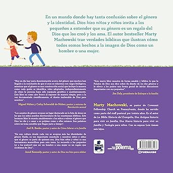 Dios hizo niños y niñas: un libro para ayudar a los niños a entender el regalo del género