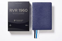 Biblia RV1960, Lt. Gigante/ Colección premier/  Azul Marino/ Interior a dos colores (Edicion Limitada)