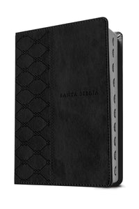 Biblia Manual NTV Letra Grande: con Filament | SentiPiel Negro | co Indice