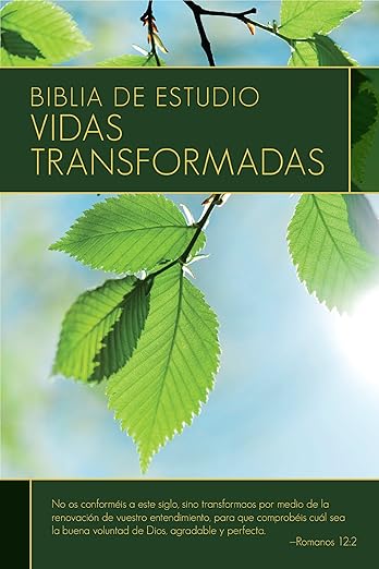Biblia de estudio Vidas Transformadas (notas y comentarios por Warren Wiersbe)| RVR1960| Tapa dura con Indice