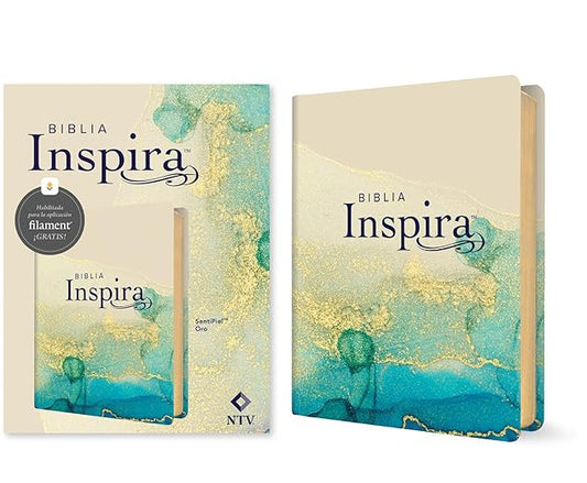 Biblia Inspira NTV con Filament: SentiPiel| Oro