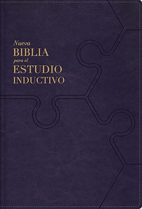 NBLA Nueva Biblia para el estudio inductivo: Morado| Interior a dos colores| Leathersoft| Comfort Print