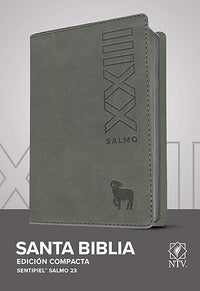 Santa Biblia NTV/ Edición compacta/ Salmo 23 (SentiPiel Gris)