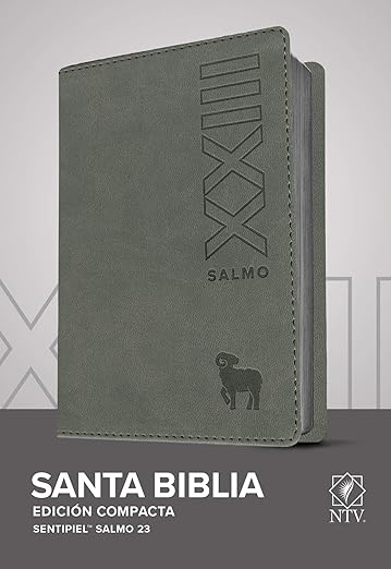 Santa Biblia NTV/ Edición compacta/ Salmo 23 (SentiPiel Gris)