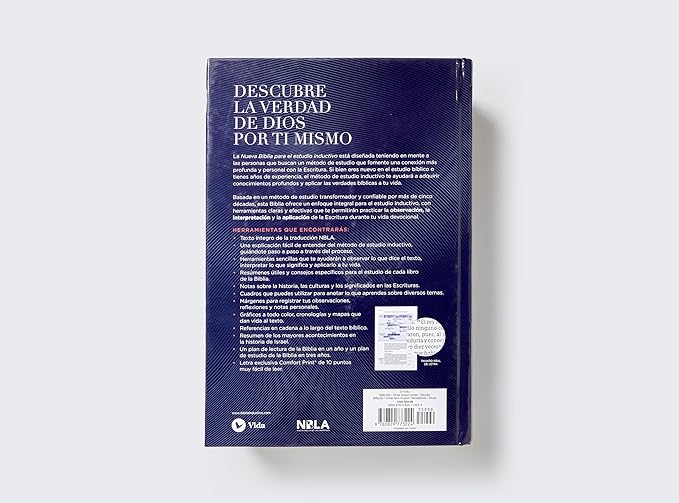 NBLA Nueva Biblia para el Estudio Inductivo: Interior a dos colores| Tapa dura| CP