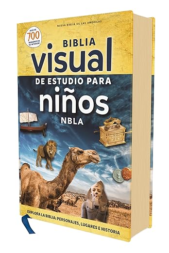 NBLA Biblia Visual de Estudio para niños: Tapa dura| Interior a cuatro colores| Comfort Print