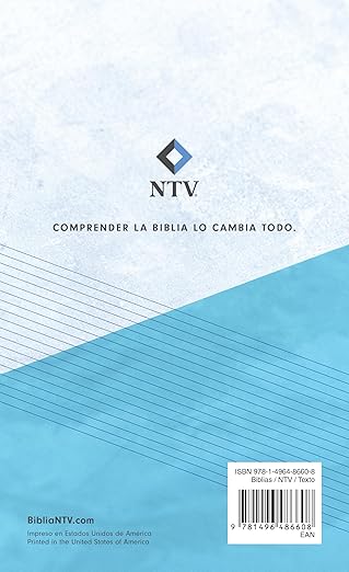 Biblia económica NTV Edición Semilla: Tapa rústica Azul