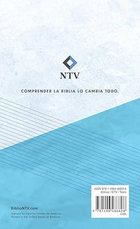 Biblia económica NTV Edición Semilla: Tapa rústica Azul