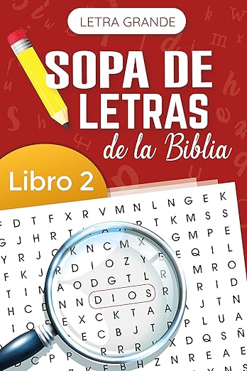 Sopa de Letras de la Biblia: Libro 2  (Letra Grande)