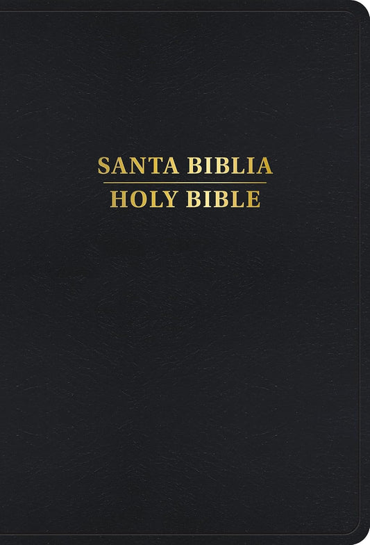 RVR 1960/KJV Biblia Bilingüe| Letra grande| Negro| Imitación piel (2024 ed.)