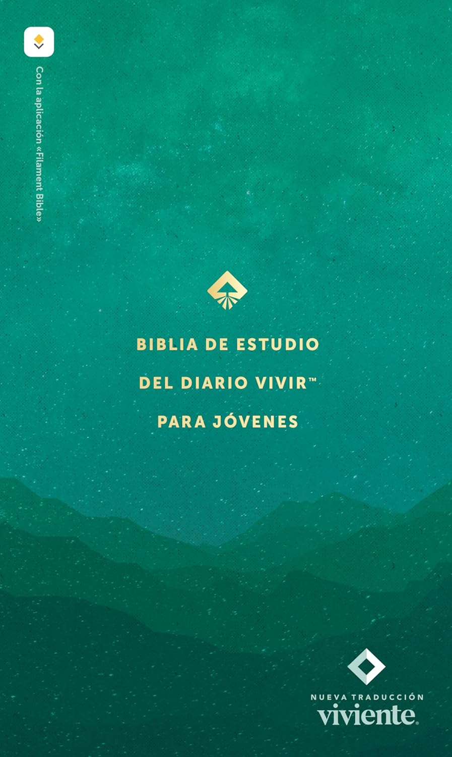 Biblia de estudio del Diario Vivir para Jóvenes NTV: con Filament | Tapa dura Verde