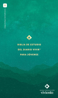 Biblia de estudio del Diario Vivir para Jóvenes NTV: con Filament | Tapa dura Verde